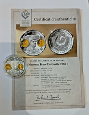 Médaille argent/or -  Nouveau