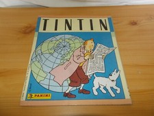 ANCIEN Album Tintin Hergé Ed Lombard env.130 Stickers PANINI FRANCE jO 1990