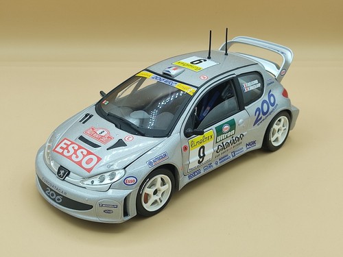 Peugeot 206 wrc 9 rallye - 1/18,