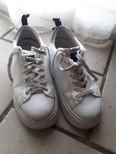 baskets plateforme cuir ASH 37