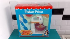 1611251 Jouet Fisher price vintage ancien en boite mini chef patisserie robot