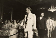 Marc Riboud, Nixon vintage print,   Tirage argentique d'époque  24x34 