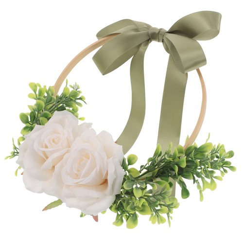 Rose blanche artificielle - rose,