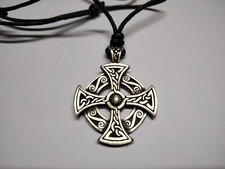 Pendentif Croix Celtique, Moyen Age, Médieval, Bijou cadeau Celte Espoir et Foi