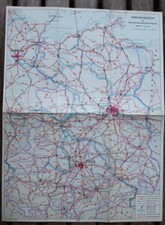 6938 Carte Routière De La RDA