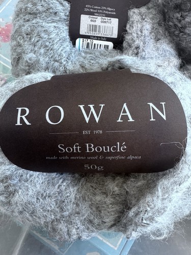 Rowan soft bouclé yarn gray - rowan,