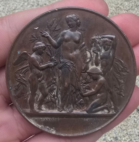 Lot médailles en bronze - lot, 2