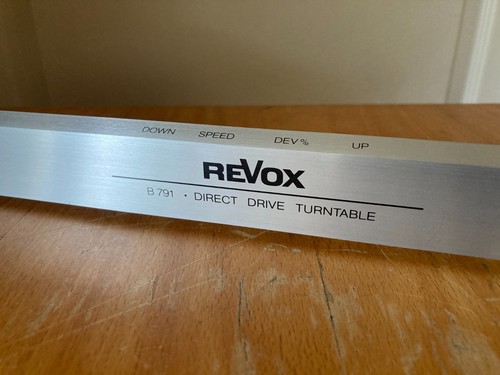 Revox b791 bandeau aluminium - bandeau,