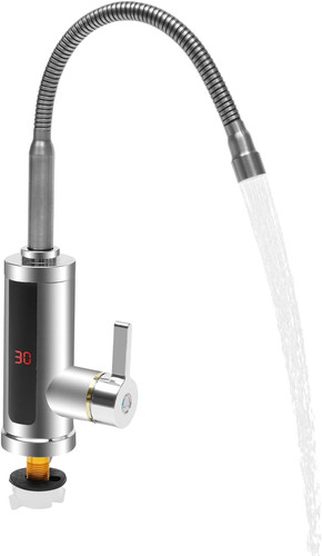 Robinet avec chauffe eau - robinet, chauffe-eau