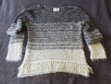 PULL A POILS GRIS   ♥ ZARA GIRL'S ♥  T 11 12 ANS TBE +++ ☺