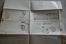 Lettre 1852 pour nîmes - ,