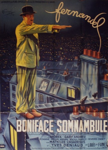 Boniface somnambule affiche - "boniface, somnambule"