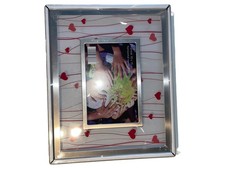 Amico Cadre Photo Argent Motif