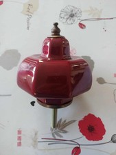 rare ancienne Boules d'escalier rampe ou autre  porcelaine céramique 10.8 CM