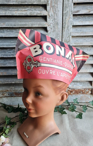Ancien chapeau publicitaire - chapeau,