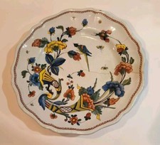 Assiette Plat Faïence Vieux
