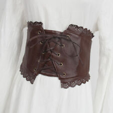 Femme PU Cuir Corset Ceinture