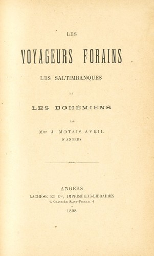 Motais avril les - (madame, j.).