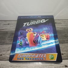 TURBO 3D STEELBOOK LENTICULAIRE [3D + Blu-ray + DVD] - NEUF