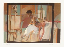 Dalva DUARTE - Lithographie originale signée numérotée Ballerines 1990 Mourlot