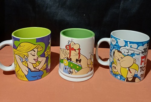 Lot mugs parc asterix - mugs,