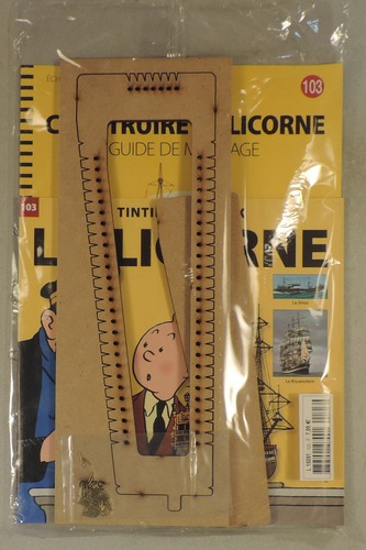 Tintin construire licorne - tintin,