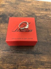 Bague en argent motif masque