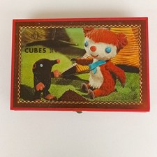 Jeu de cubes vintage des