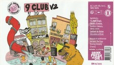 Etiquette bière The Piggy Brewing Company 9 Club V2