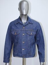 Vintage 1970s MAVERICK Blue Bell Raw Denim Jacket Size 40 Made in USA