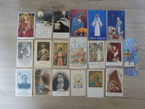 Lot images pieuses - images,
