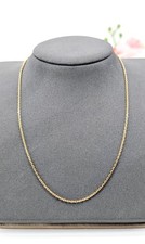 Chaîne maille forçat en or Or 750 Millième (18 CT) 4,55g