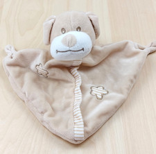 Doudou chien plat triangle