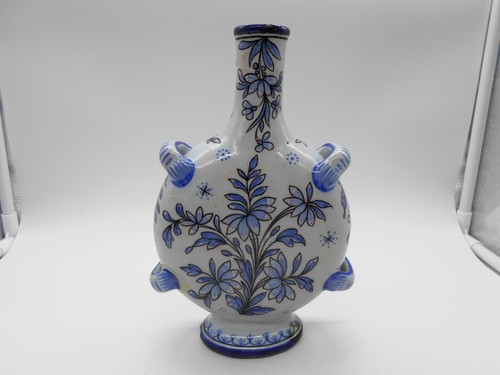 Gourde bleue décor - ),
