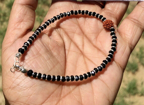 Bracelet rudraksh argent - rudraksh,
