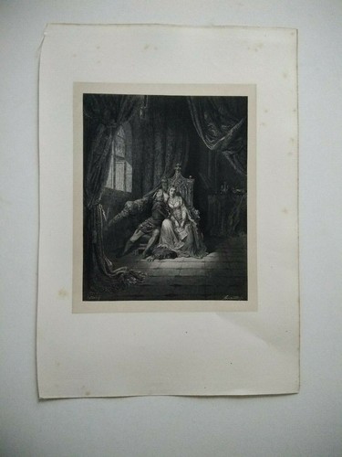 Gravure ancienne gustave - ancienne,