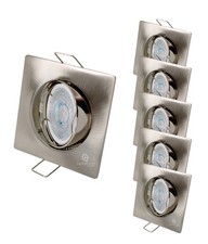 Lot de 5 Spot led carré 230v