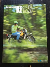 FEUILLET BROCHURE KAWASAKI KE 125 - 1976 - ETAT NEUF