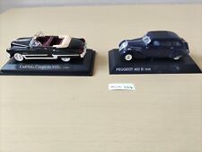 CADILLAC Coupé de ville 1949 1/43e + PEUGEOT 402 B 1939 - 1/43e