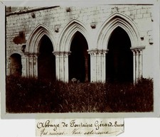 FRANCE 1903 EURE  ABBAYE DE FONTAINE GUERARD Ruines Vue de l'extérieur