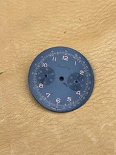 Cadran Breitling Venus 188 noir et cuivre 34mm pour chronographe vintage