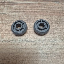 2 Roulettes Panier Supérieur Lave Vaisselle Whirlpool Indesit DWL-DEA701-B