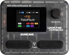 Guitare électrique Sonicake Pocket Clear Black Master processeur multi-effets...