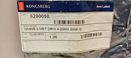 Kongsberg 6200050 nn808 avec - kongsberg, nn808.3