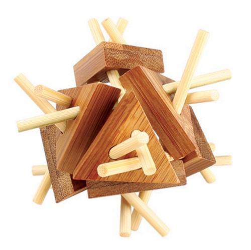 Casse tete bois bambou - bois,