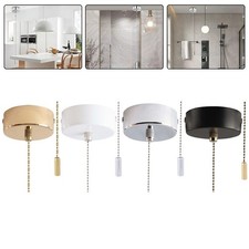 Cordon de Tirage Interrupteur Lumineux avec Chaîne 150cm pour Stores Salle de B