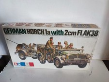 MAQUETTE TAMIYA GERMAN HORCH 1A WITH 2 CM  FLAK 38  1/35 VINTAGE  NEUF SCELLE