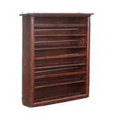 Porte-Assiettes Ancien Sapin Rustique Italie XXe Siècle Originale