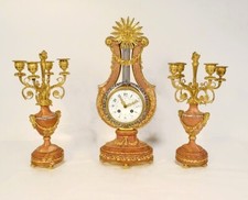 Pendule garniture cheminée