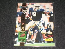 JEFF BURRIS ROOKIE SIGNED